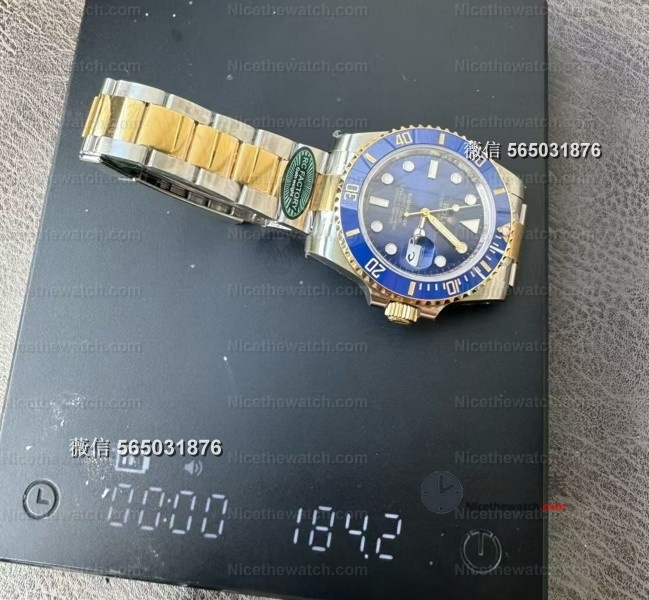 【配重天花板】RC厂间金黑蓝水鬼3135实测：185克真·原装手感，细节拉满闭眼入！ | 奈斯探表