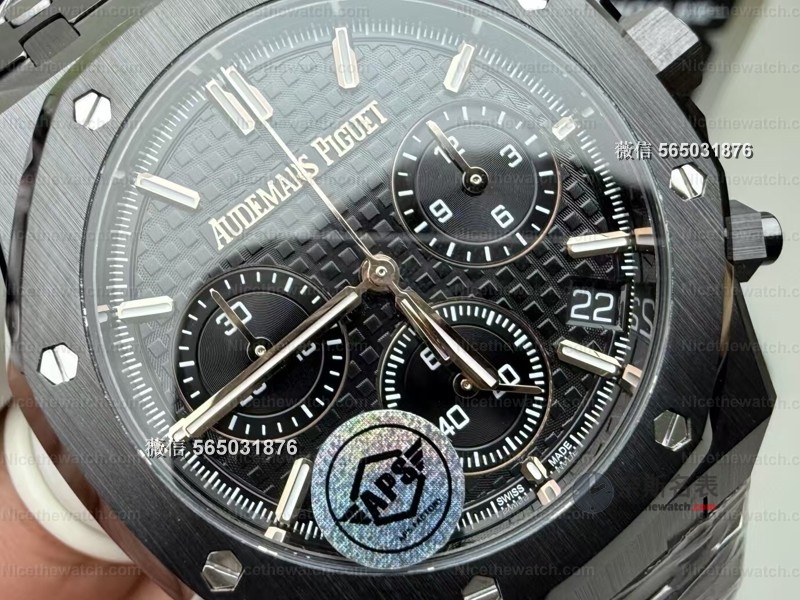 【2025硬核升级】APS皇家橡树26240 V2无卡度一体机实测！飞返计时+全黑陶瓷，机械控看完直呼过瘾！ | 奈斯探表