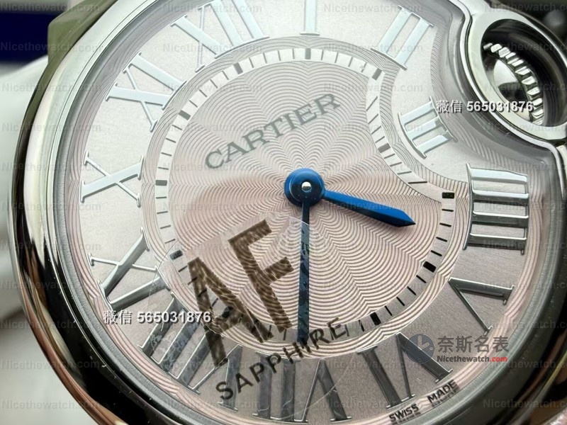 AF厂卡地亚粉气球33mm实测：温柔粉盘+蓝宝石镜面，少女心直接沦陷！ | 奈斯探表