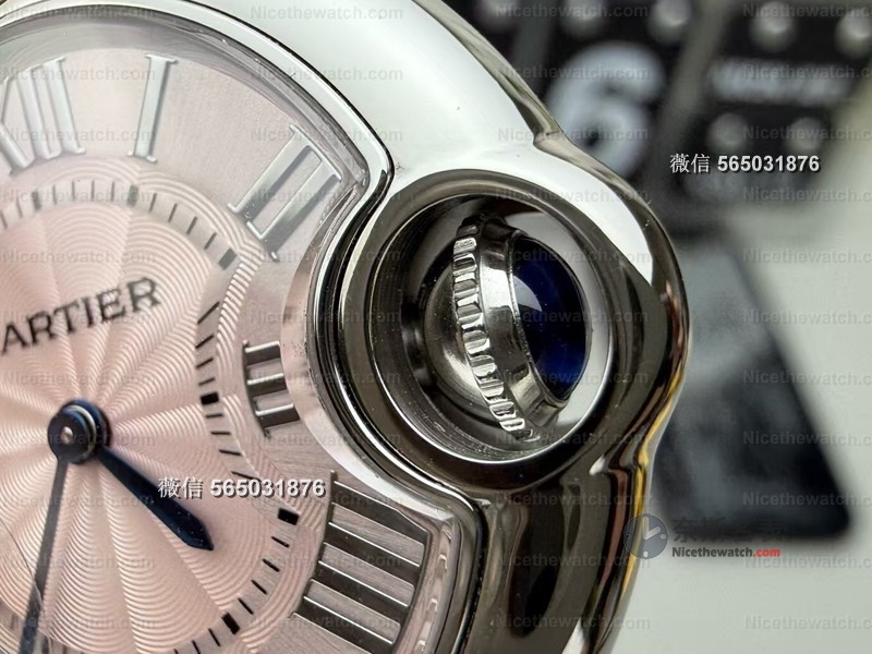 AF厂卡地亚粉气球33mm实测：温柔粉盘+蓝宝石镜面，少女心直接沦陷！ | 奈斯探表