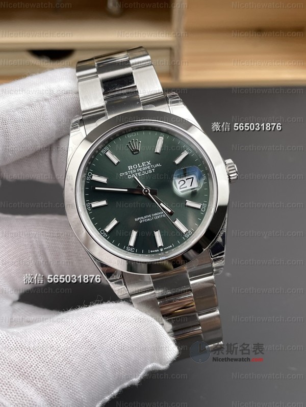 颜值与机芯双在线！VS厂劳力士薄荷绿日志型复刻表深度评测，是否真香？ | 奈斯探表