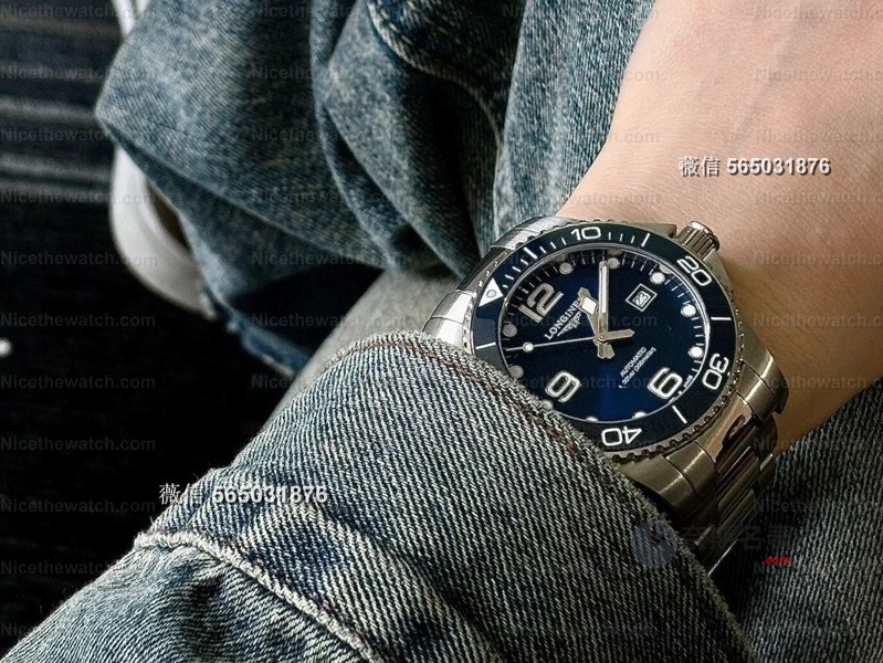 AF厂浪琴康卡斯GMT蓝陶腕表深度测评：细节拉满，复刻界的“六边形战士”？ | 奈斯探表