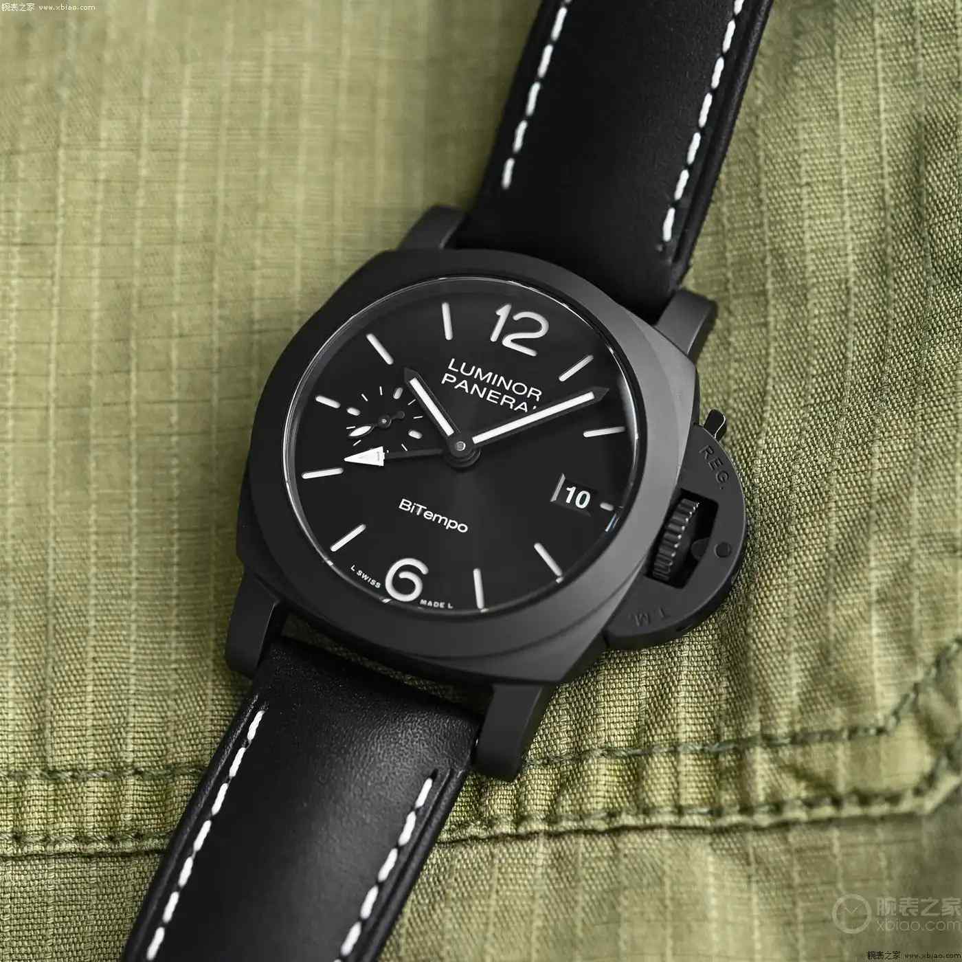 沛纳海首款40mm陶瓷GMT来了！PAM01460黑武士配双时区，72小时动储仅12万出头？ | 奈斯探表