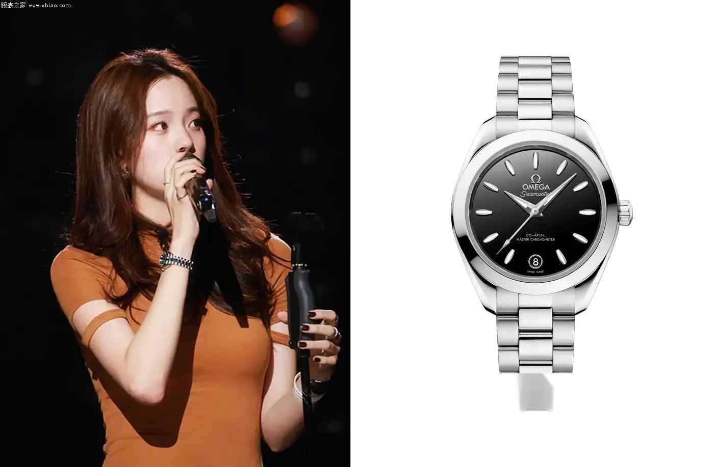 通勤休闲一键切换！揭秘欧阳娜娜腕间欧米茄海马AT30的搭配密码 | 奈斯探表