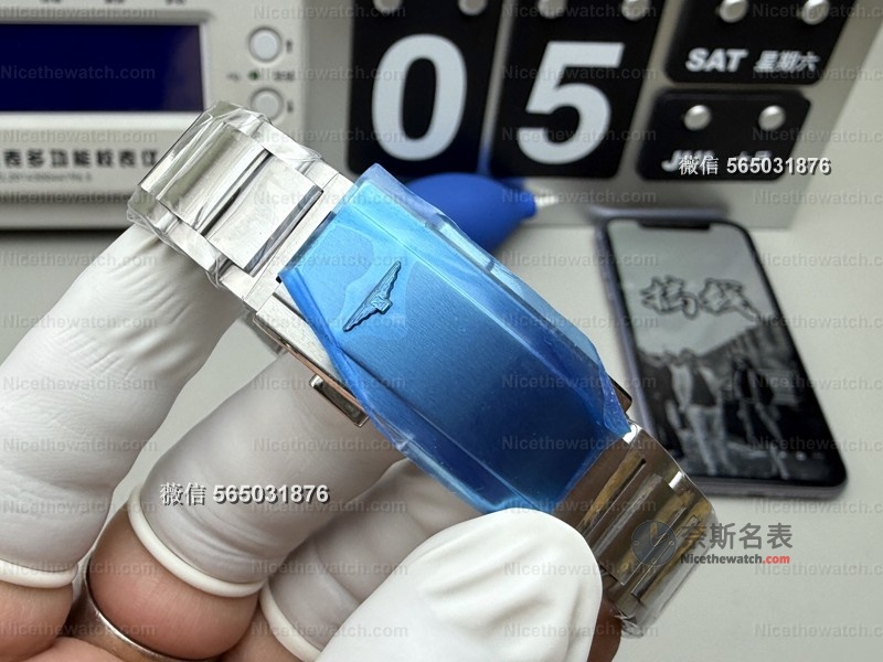 AF厂浪琴康卡斯GMT蓝陶腕表深度测评：细节拉满，复刻界的“六边形战士”？ | 奈斯探表