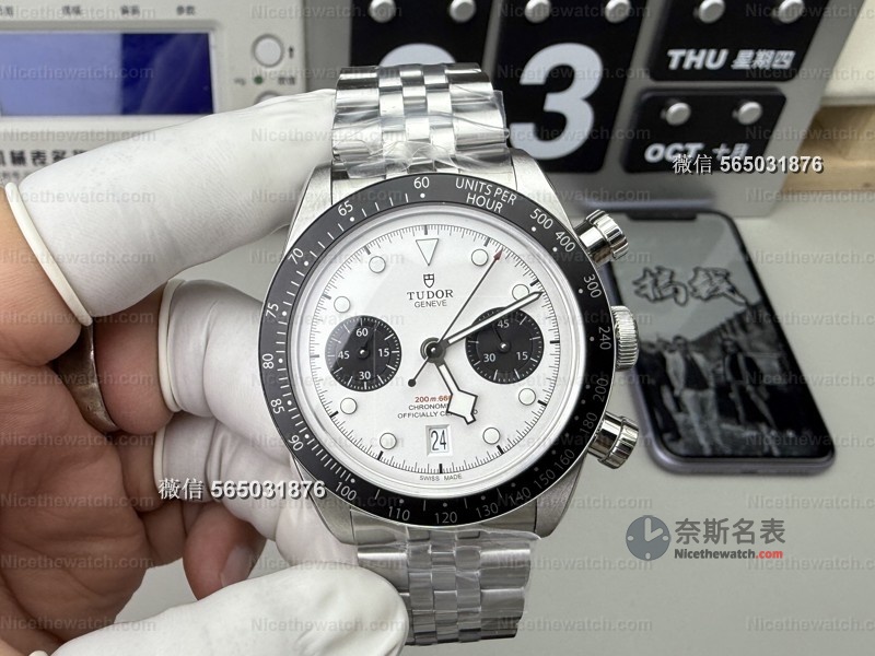 帝舵毕业款来了！ZF 2025碧湾计时型火烈鸟色复刻表，日历全对版+7750机芯，细节拉满！ | 奈斯探表