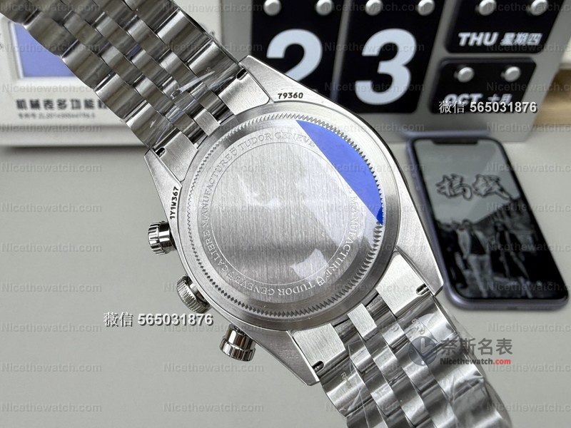 帝舵毕业款来了！ZF 2025碧湾计时型火烈鸟色复刻表，日历全对版+7750机芯，细节拉满！ | 奈斯探表