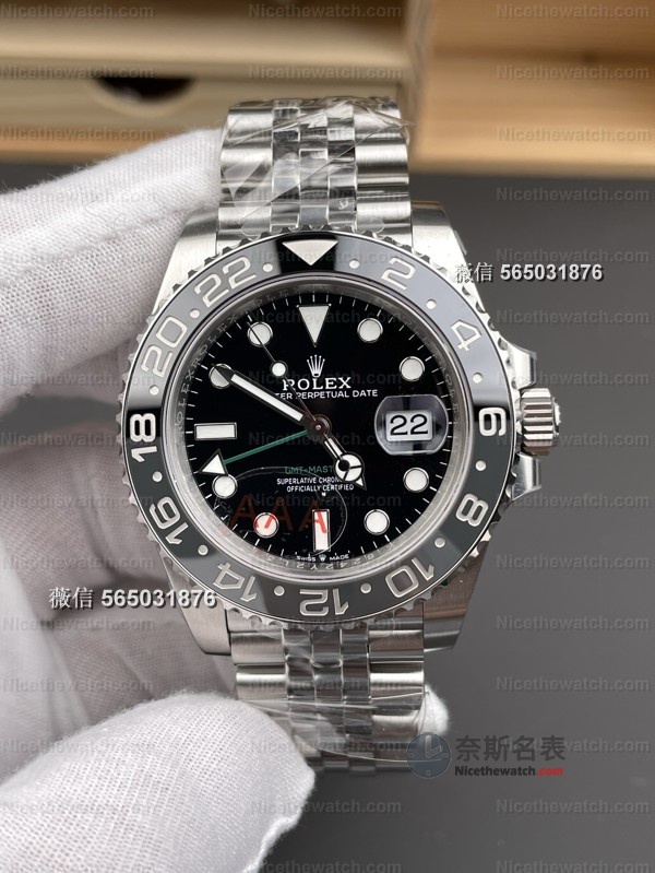 别再等C厂了！VS厂皮蛋圈细节拉满：GMT指针正、圈口顺滑、机芯1:1复刻！ | 奈斯探表