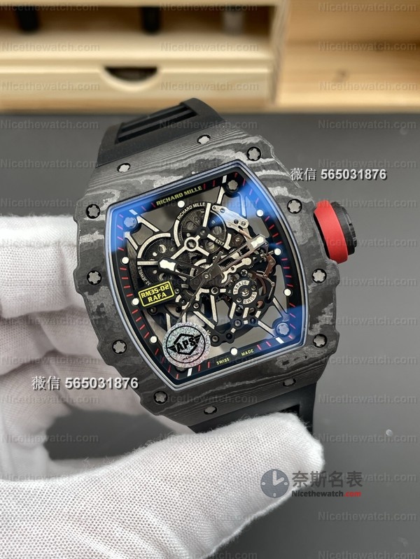 别再买改装机芯了！APS厂RM35-02独家开模，齿轮全联动，夜光对版，细节拉满！ | 奈斯探表