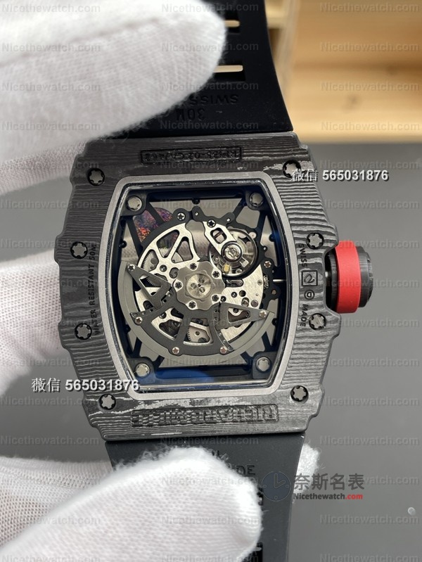 别再买改装机芯了！APS厂RM35-02独家开模，齿轮全联动，夜光对版，细节拉满！ | 奈斯探表