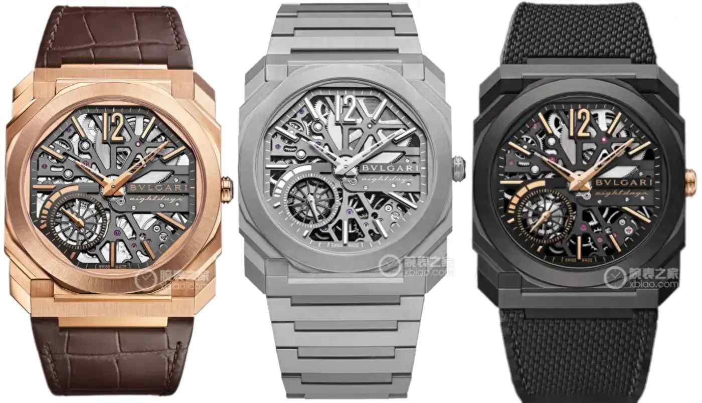 仅5.95mm厚度！宝格丽黑金镂空腕表震撼上市，8天动储颠覆认知 | 奈斯探表