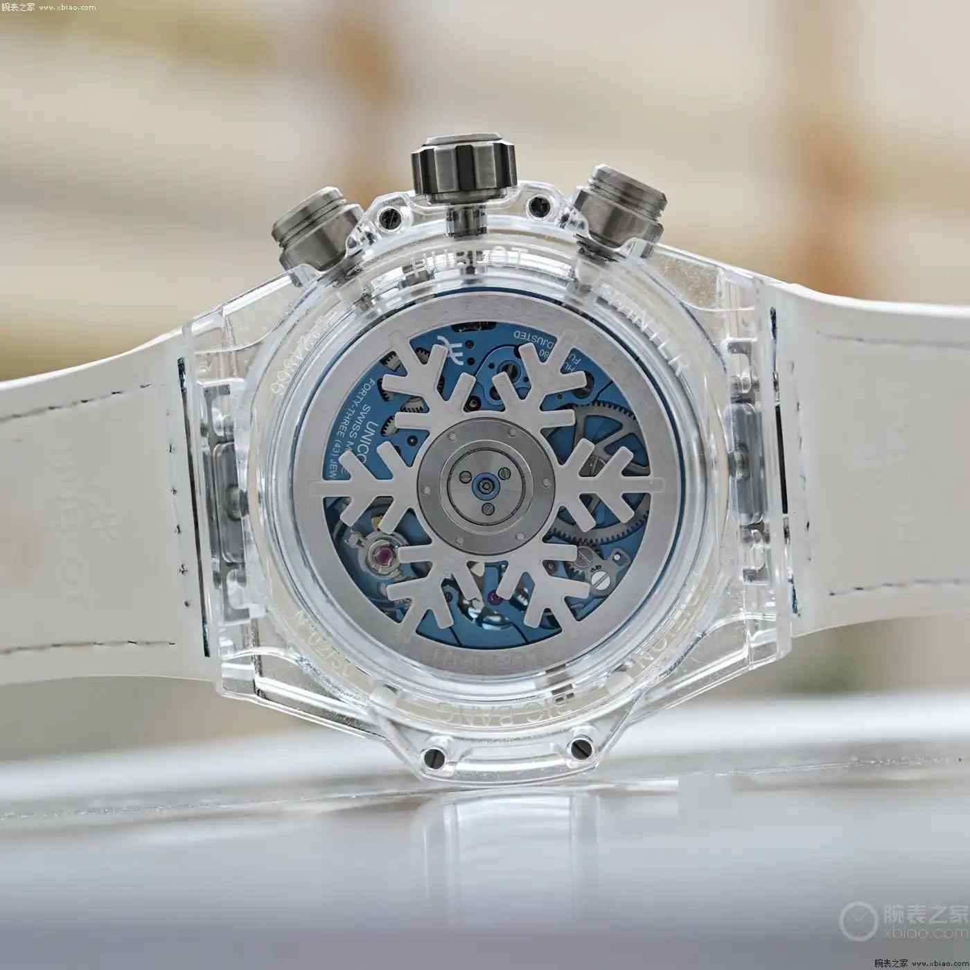 冰晶之美！宇舶Big Bang冬季限量双腕表登场，蓝宝石通透钛陶瓷炫白 | 奈斯探表