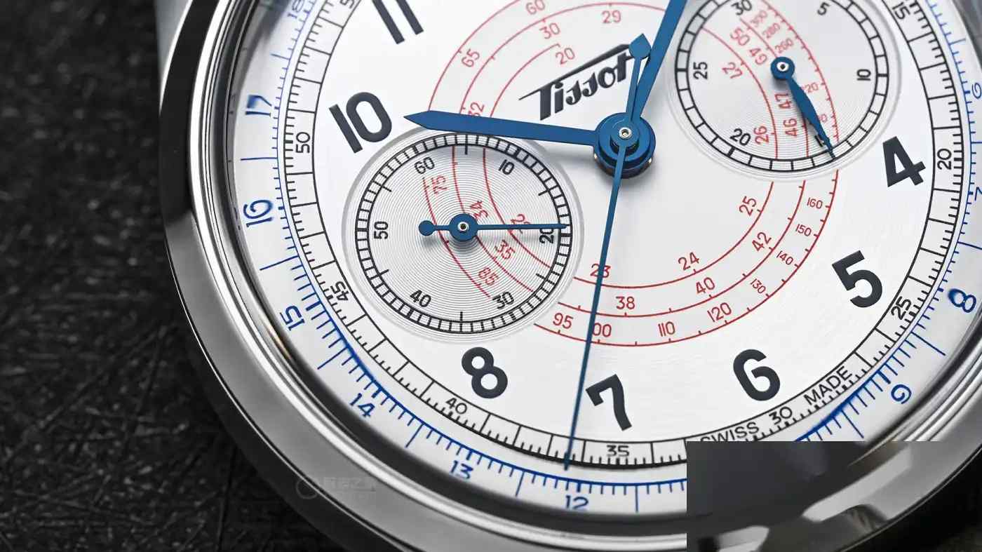 穿越时空的机械浪漫！天梭1938复刻计时码表上市，双刻度盘还原历史经典 | 奈斯探表