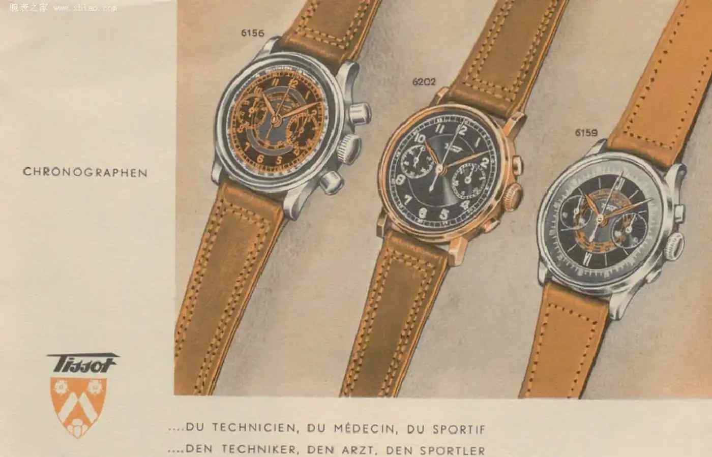 穿越时空的机械浪漫！天梭1938复刻计时码表上市，双刻度盘还原历史经典 | 奈斯探表