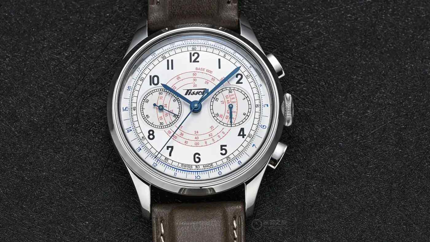 穿越时空的机械浪漫！天梭1938复刻计时码表上市，双刻度盘还原历史经典 | 奈斯探表