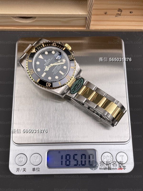RC新品40mm间金水鬼配重版实测：172克高还原，细节拉满真香了！ | 奈斯探表