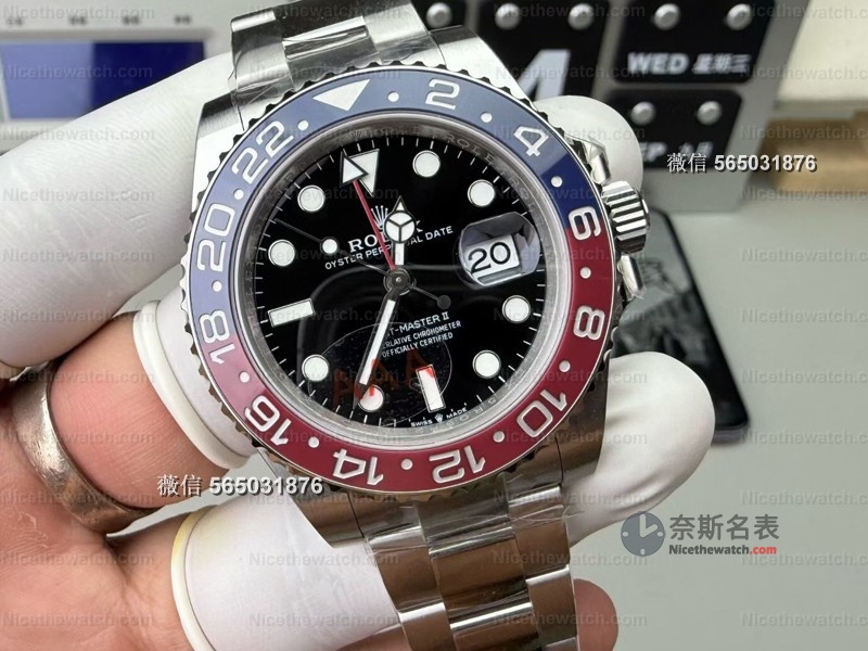 通红圈口+3285机芯！VS V3可乐圈三珠板链实测，细节拉满闭眼入！ | 奈斯探表