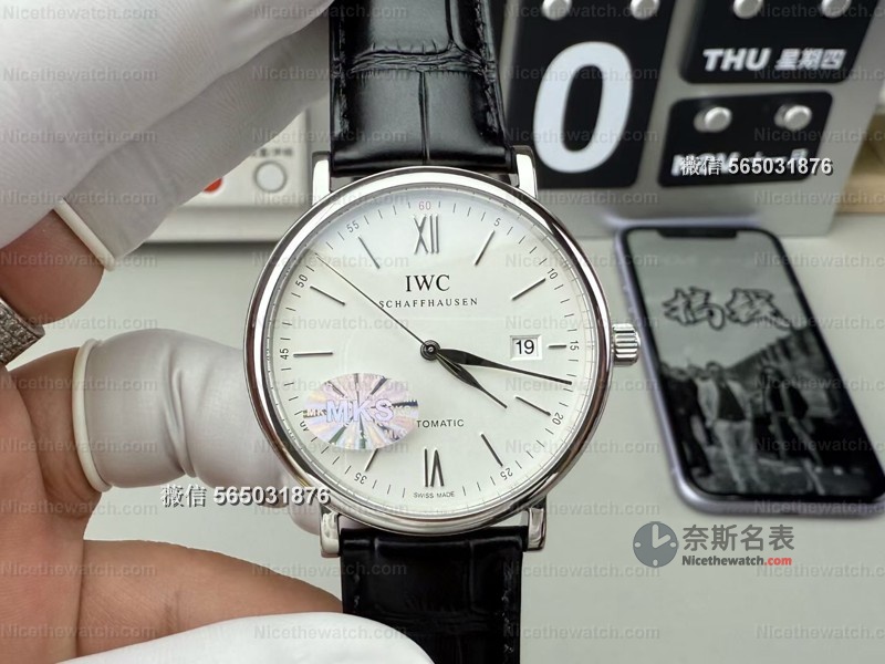 为了选一款靠谱的万国柏涛菲诺，我对比了MKS和正品，结果出乎意料 | 奈斯探表