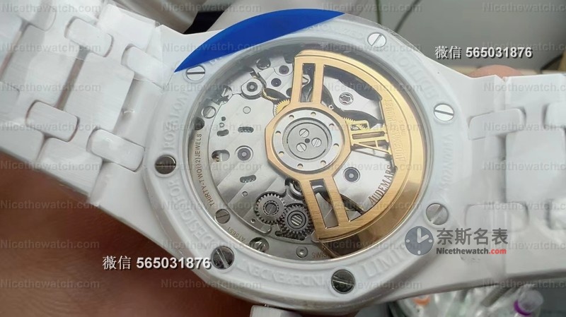 全陶瓷也能高度还原？APS厂爱彼15500白陶瓷实测：轻如羽毛，硬如磐石！ | 奈斯探表