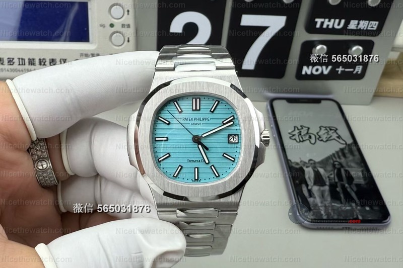 一只“白月光”戴在腕间：BBF鹦鹉螺5711蒂芙尼蓝值不值得买？ | 奈斯探表
