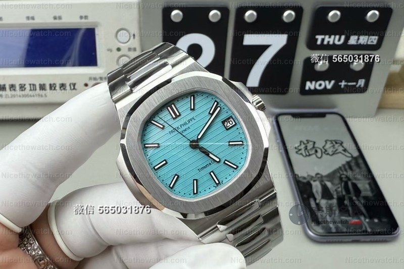 一只“白月光”戴在腕间：BBF鹦鹉螺5711蒂芙尼蓝值不值得买？ | 奈斯探表