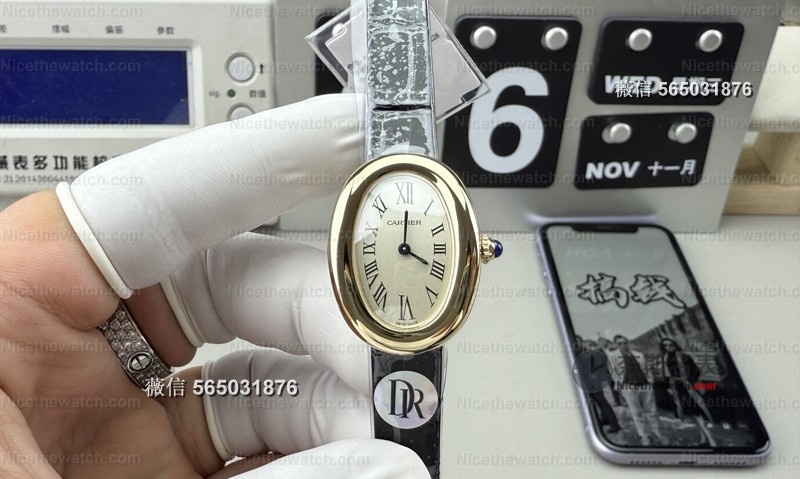 小众高级感拉满！DR厂卡地亚浴缸WJBA0031复刻表实测：小众经典，优雅与个性的完美平衡 | 奈斯探表