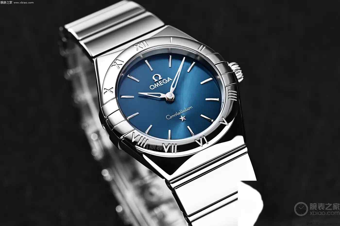 欧米茄星座三色盘新作！28毫米精钢款托爪经典，钻石圈闪到你心动 | 奈斯探表