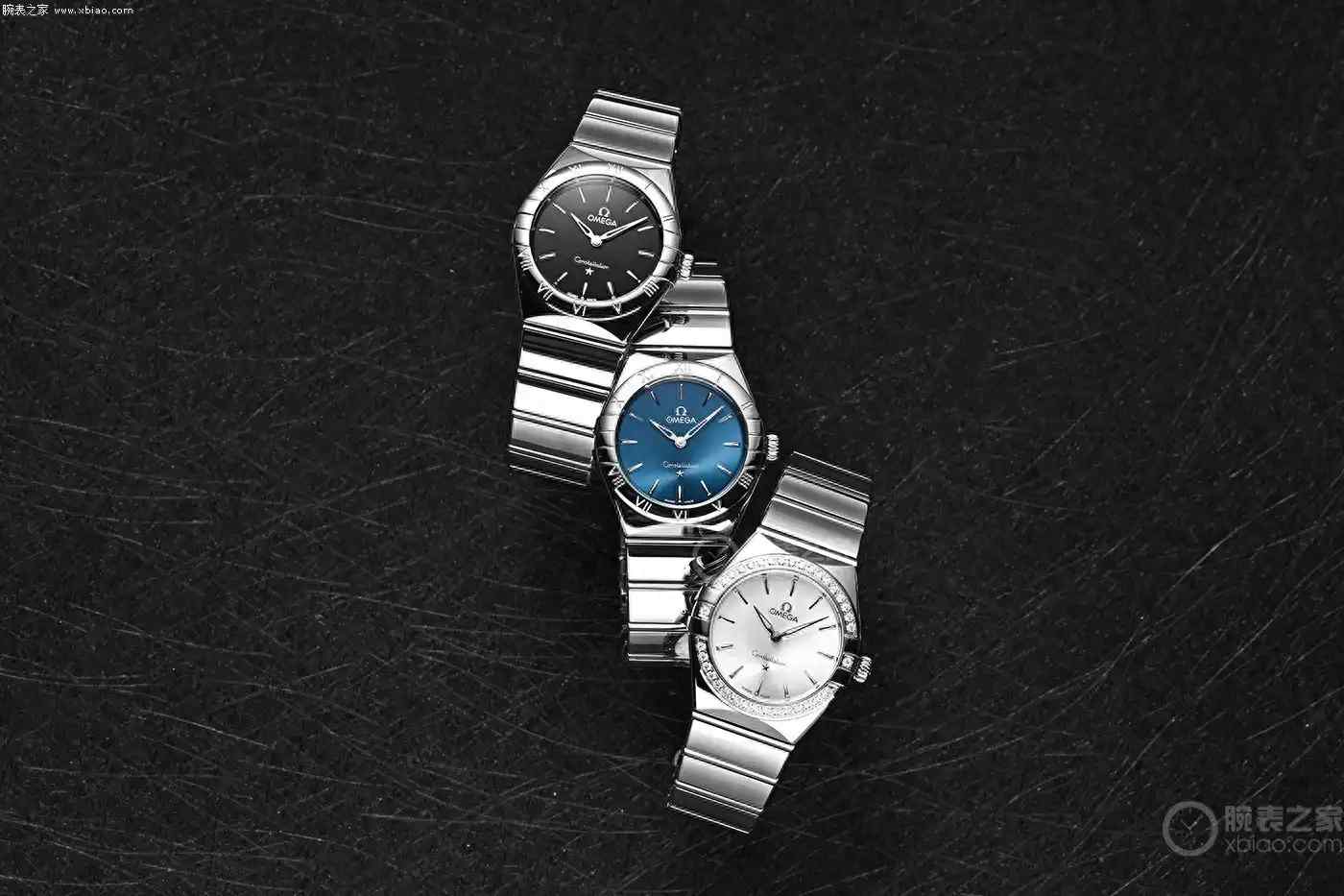 欧米茄星座三色盘新作！28毫米精钢款托爪经典，钻石圈闪到你心动 | 奈斯探表