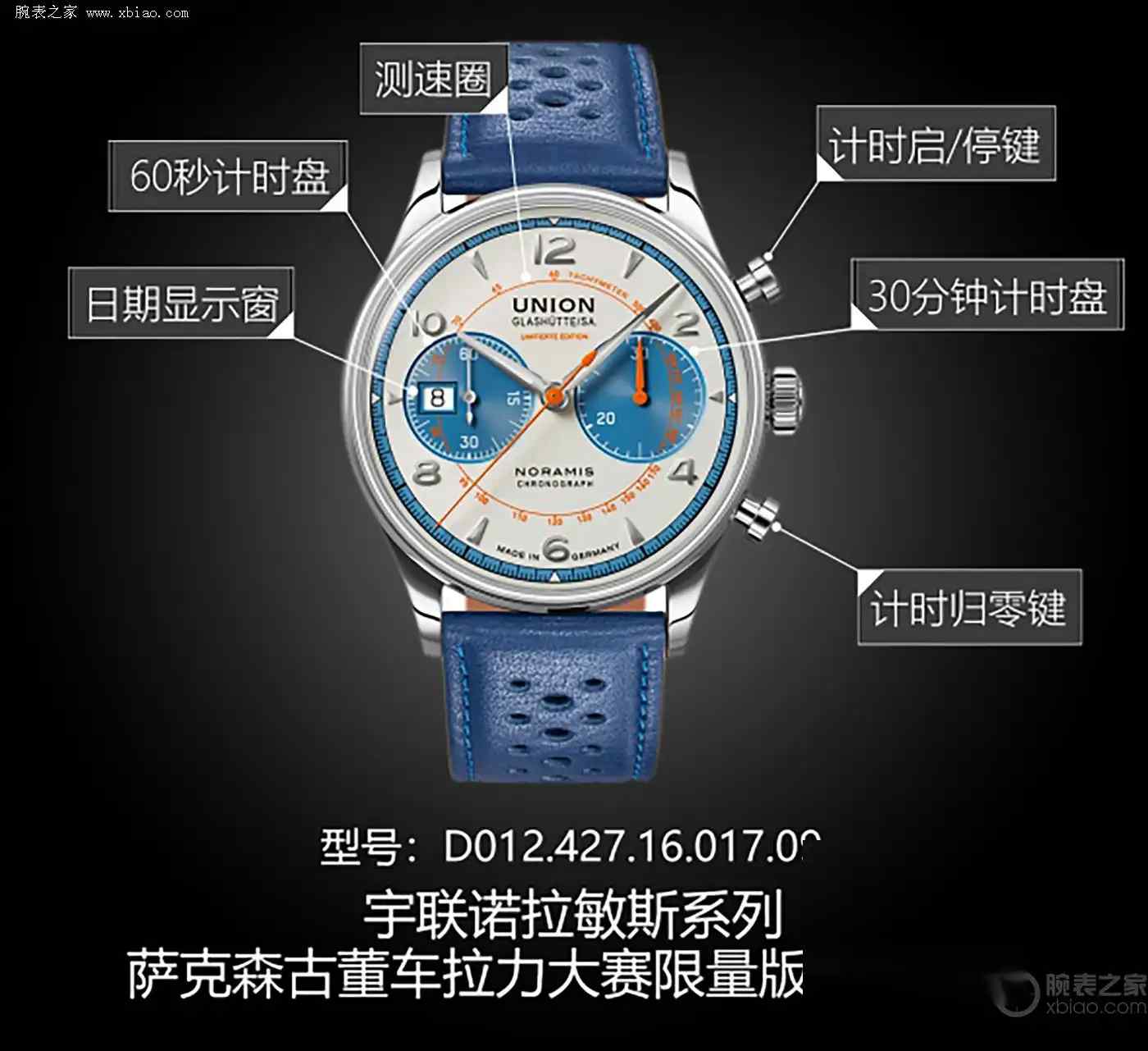 赛车迷必入！宇联诺拉敏斯携百年海湾石油橙蓝图腾，德系精准芯颠覆联名表！ | 奈斯探表