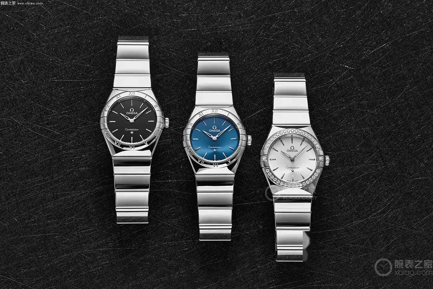 欧米茄星座三色盘新作！28毫米精钢款托爪经典，钻石圈闪到你心动 | 奈斯探表