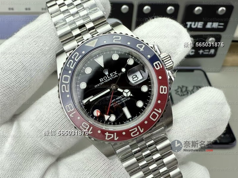 别再买C厂了？VS厂劳力士可乐圈实测，12.1mm厚度+真快调日历太顶了 | 奈斯探表