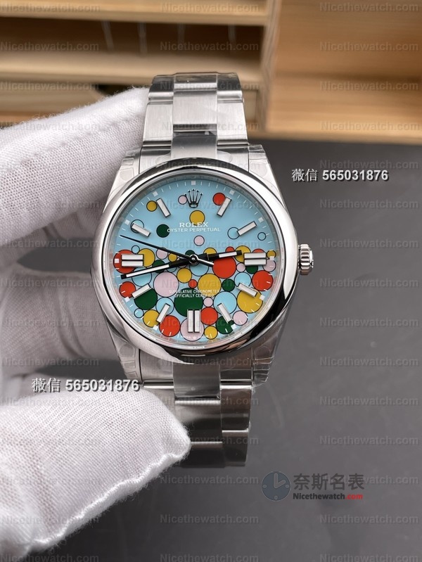 不是原版买不起，而是VS厂泡泡盘更有性价比！蒂芙尼蓝+彩色刻度太上头 | 奈斯探表