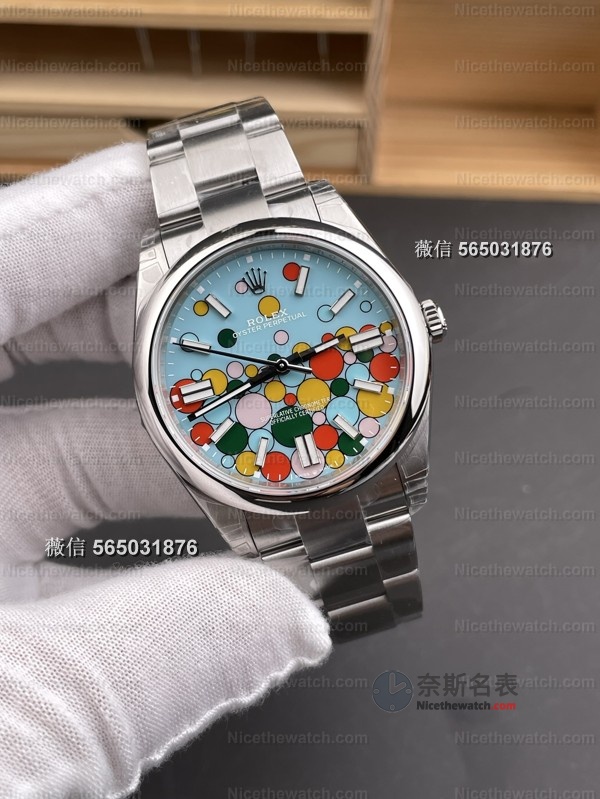 不是原版买不起，而是VS厂泡泡盘更有性价比！蒂芙尼蓝+彩色刻度太上头 | 奈斯探表