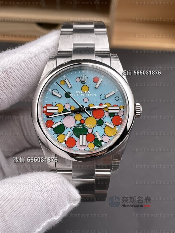 不是原版买不起，而是VS厂泡泡盘更有性价比！蒂芙尼蓝+彩色刻度太上头 | 奈斯探表