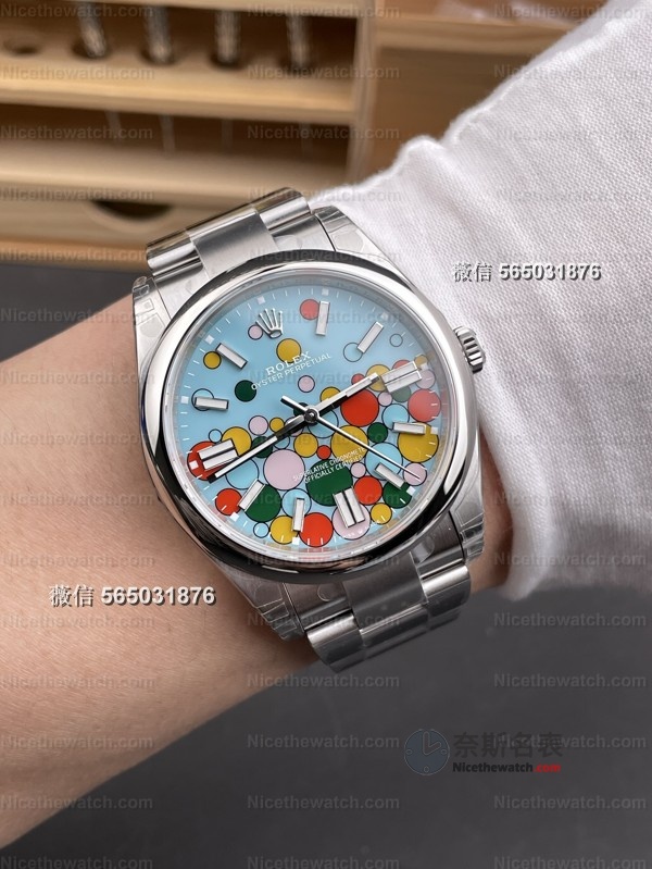 不是原版买不起，而是VS厂泡泡盘更有性价比！蒂芙尼蓝+彩色刻度太上头 | 奈斯探表