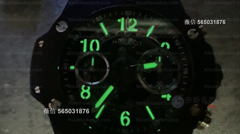 全黑化+磨砂颗粒感！BBF宇舶大爆炸黑陶瓷细节拉满，夜光计时全到位！ | 奈斯探表