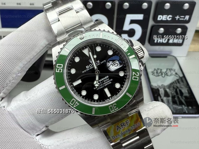 果木绿上线！ARF四代绿水鬼配丹东3235机芯，细节炸裂性价比逆天 | 奈斯探表