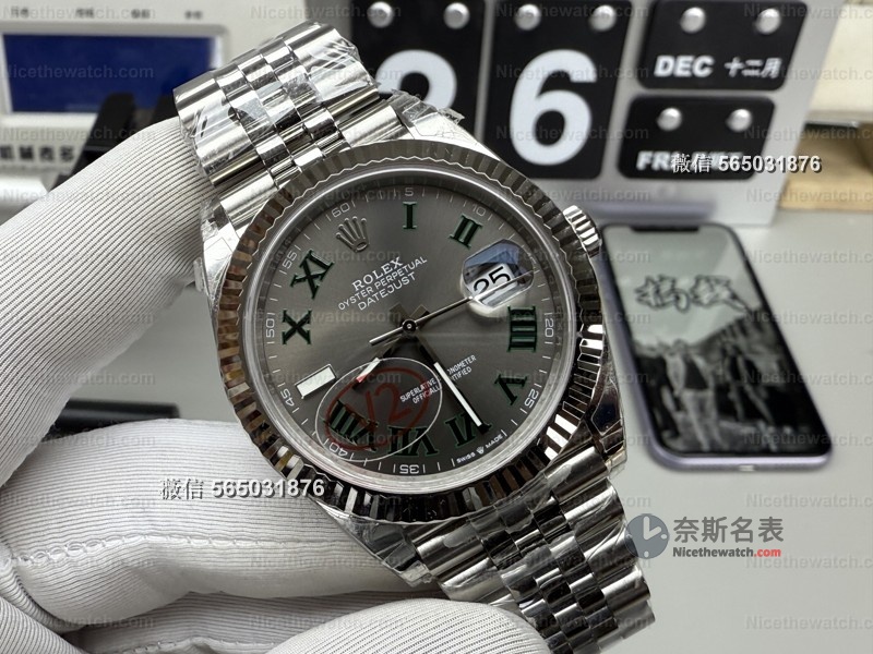 狗牙圈闪到反光？VS厂绿萝日志V2细节解析，这做工真的像正品？ | 奈斯探表