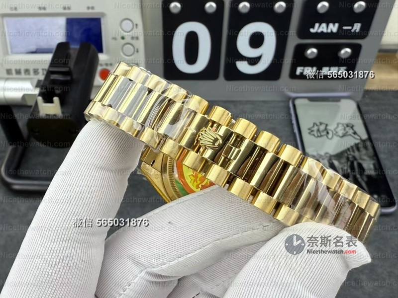 不是所有绿盘都叫“烟熏绿”！QF DD 36mm用158克配重重新定义高仿天花板！ | 奈斯探表