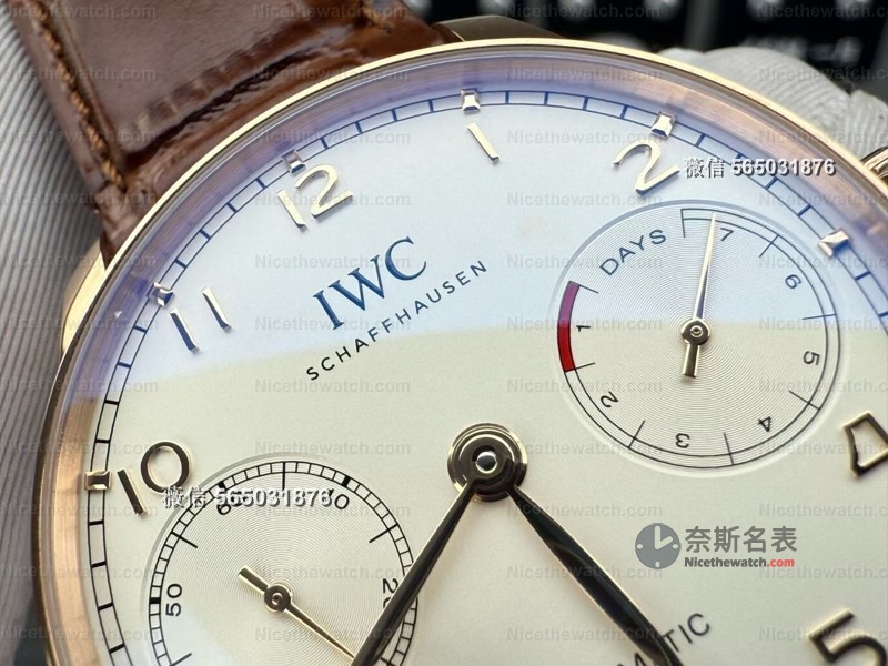 比蓝针更显贵气？ZF万国葡七金针版开箱：细节拉满，连CD纹都对版！ | 奈斯探表