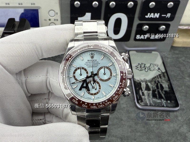 亲自上手VS厂冰蓝迪配重V3版：177克真有分量？丹东4131机芯到底稳不稳？ | 奈斯探表