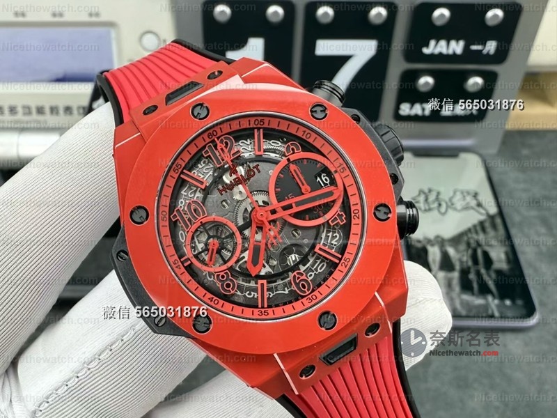 告别7750！BBF厂Big Bang红色魔力搭载自研UNICO机芯，真实计时+快拆表带太香了！ | 奈斯探表