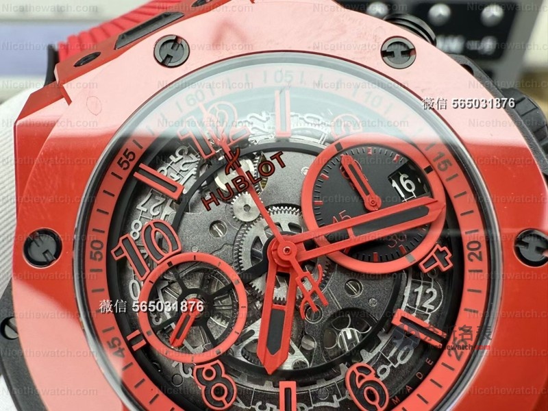 告别7750！BBF厂Big Bang红色魔力搭载自研UNICO机芯，真实计时+快拆表带太香了！ | 奈斯探表