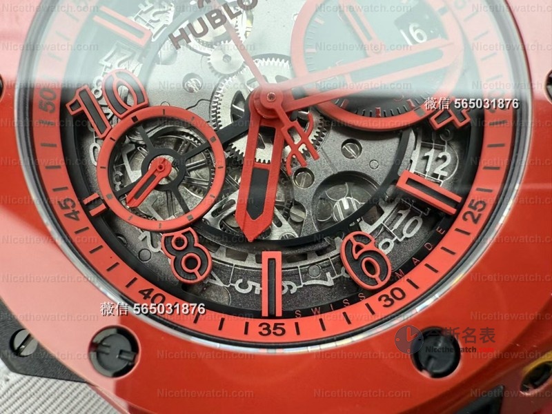 告别7750！BBF厂Big Bang红色魔力搭载自研UNICO机芯，真实计时+快拆表带太香了！ | 奈斯探表