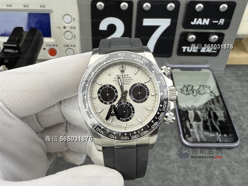 戴了30天才敢说：VS厂水泥灰迪通拿配重版，这枚