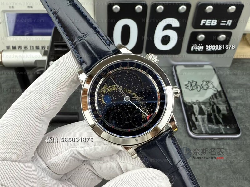 抬腕看见银河挪动？深度体验PPF百达翡丽6102星空三层蓝宝石星空盘真实魅力 | 奈斯探表