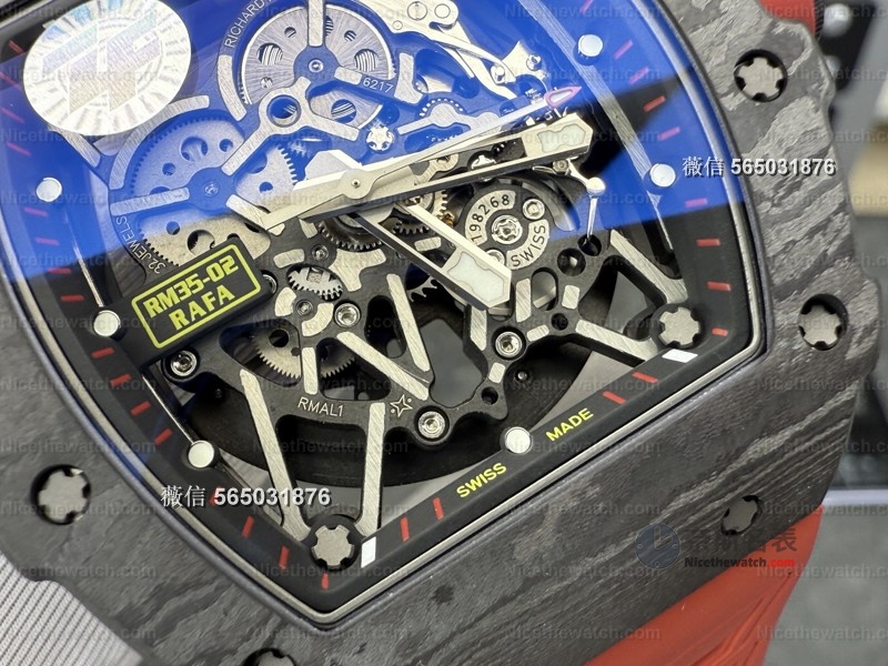 ZF厂2025重磅出击！理查德米勒RM35-02一体机芯真宝石，这次真的赢麻了？ | 奈斯探表