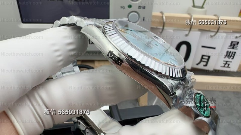 RC厂冰蓝日志配重版实测：210克真手感+3255一体机芯，这做工真的没谁了！ | 奈斯探表