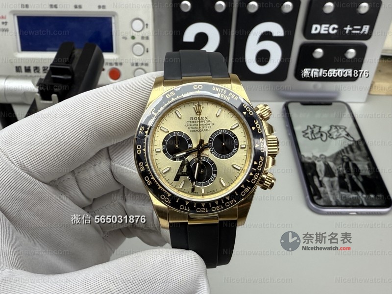 VS厂配重版金胶迪实测：136g沉甸手感+丹东4131机芯，这款余文乐同款太香了！ | 奈斯探表