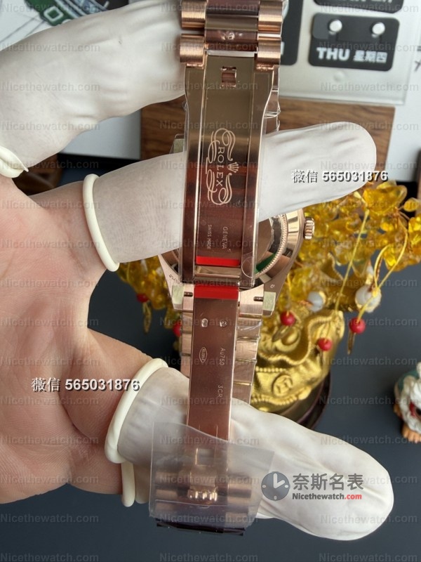 VS厂劳力士DD玫瑰金绿盘V2实测：182克真实压手感，丹东3255机芯到底有多能打？ | 奈斯探表